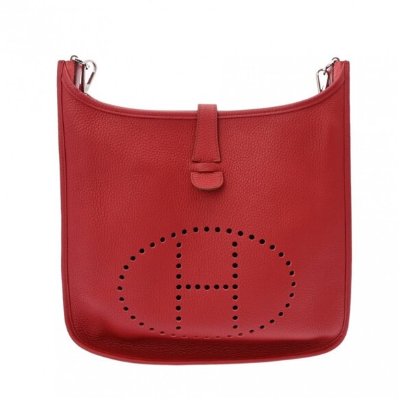 HERMES Evelyn Evelyn 3 GM Rouge Garance shoulder bag - Picture 1 of 12